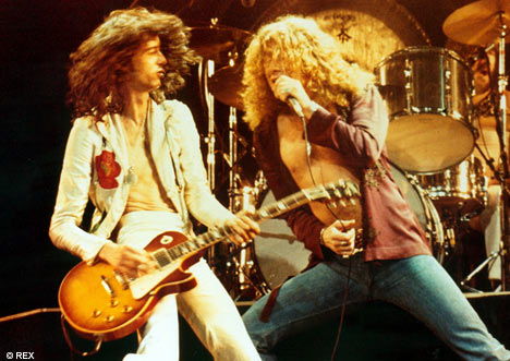 Led Zeppelin salah satu contoh aliran musik ROck